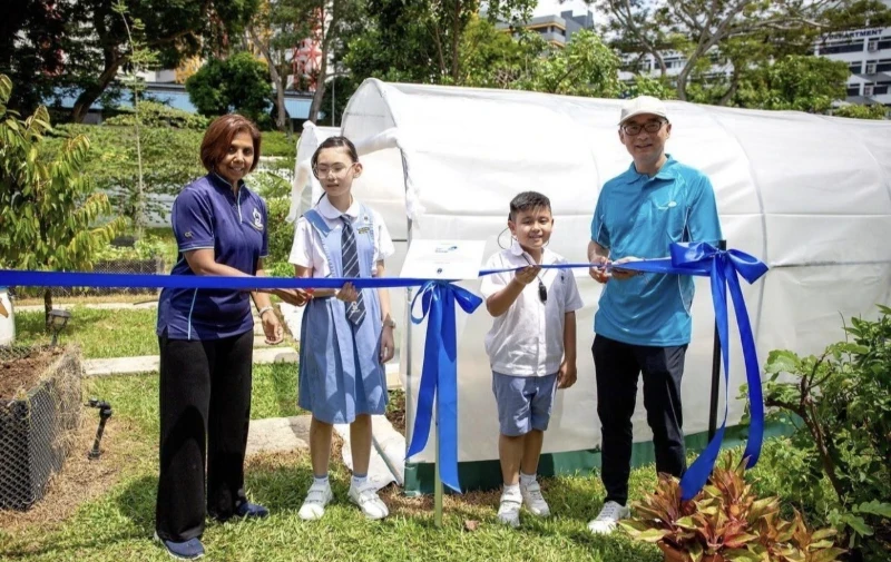 Delivered a greenhouse flim for Canossian School, Singapore