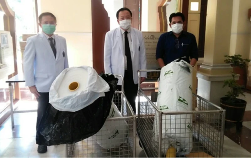 Provide PE film to Siriraj Hospital during Covid-19 pandemic