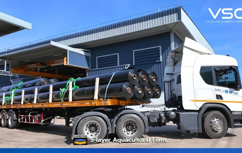 Exported 132 rolls of 2mm HDPE Geomembrane to Laos.
