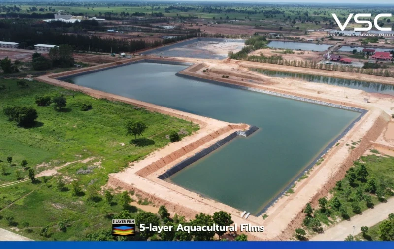 The potassium mine in Korat was fitted with a 1.5 mm thick HDPE geomembrane.